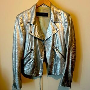 Sliver moto jacket